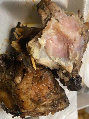 Uncooked Jerk Chicken