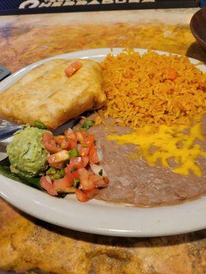 Chimichanga plate