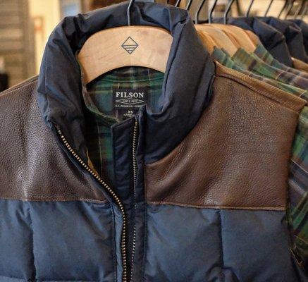 Men's and women's clothing by Filson.