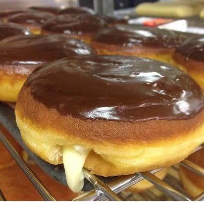 Boston Cream, Chocolate Eclairs or just chocolate covered cream filled donut!