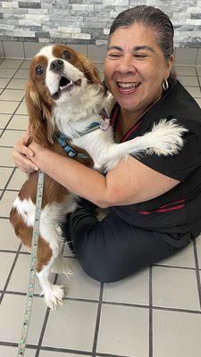 Ollie and Irene at Animal Medical Center!