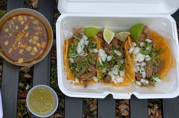 Birria tacos.