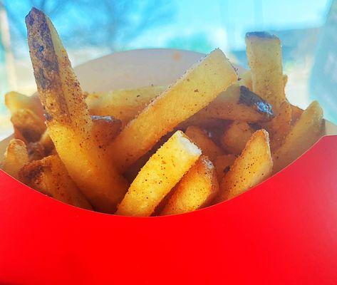 Well-seasoned fries