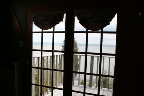 Door looking out of Northwoods Suite (Photo Copyright: at the Water's Edge - from website)