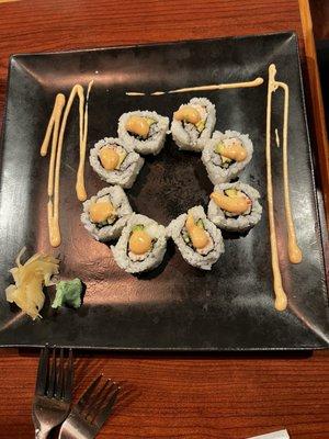 California Roll with Spicy Mayo