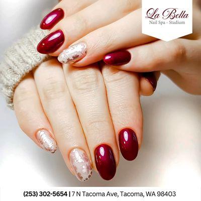 Embark on a beauty adventure with La Bella Nail Spa!  Treat yourself to a world of relaxation and style as our expert team crafts the pe