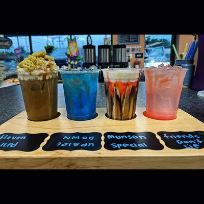 Stranger Things Coffee Flights