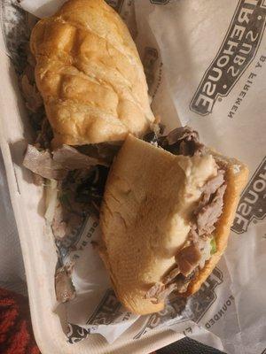 Steak and cheese.