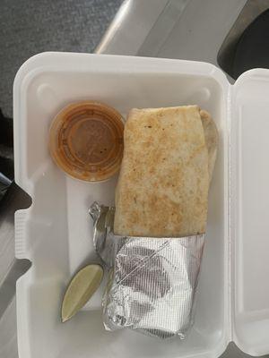 Asada burrito