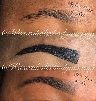 We offer eyebrow tinting