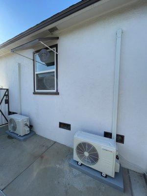 Ductless, 19 seer

Super energy efficient