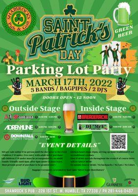 St. Patrick's Day Party!