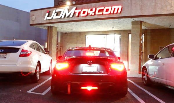 A customer installed iJDMTOY Scion FR-S Rear Fog Light