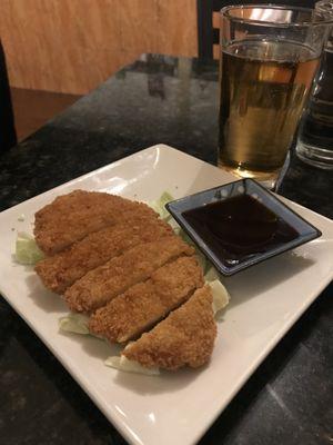 Chicken katsu appetizer