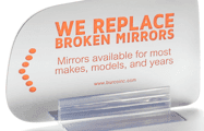 Side-view or interior mirror cracked or gone? We replace!