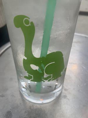 Cute Dino glass