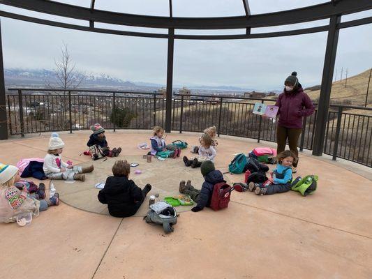 Red Butte Garden @ snack time