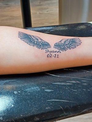 Memorial tattoo