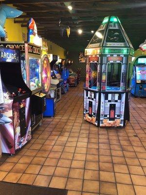 Arcade for games and prizes....