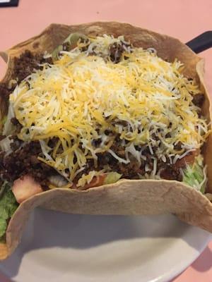 Beef taco salad