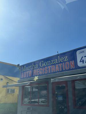 Martha González Auto Registration