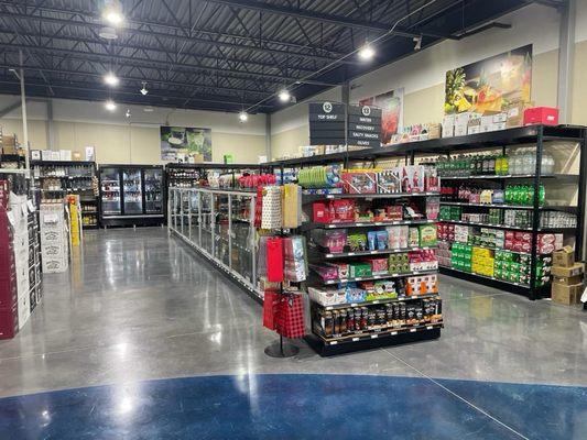 Liquor Display Cases and Non-Alcoholic