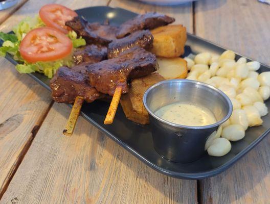 Anticuchos. Full of flavor, perfect to share.