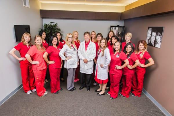 The staff and doctors at All Smiles, ready to help you!