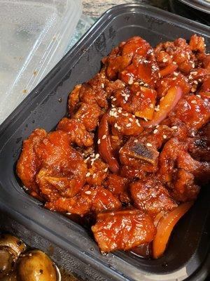 Sweet and Sour Spareribs.