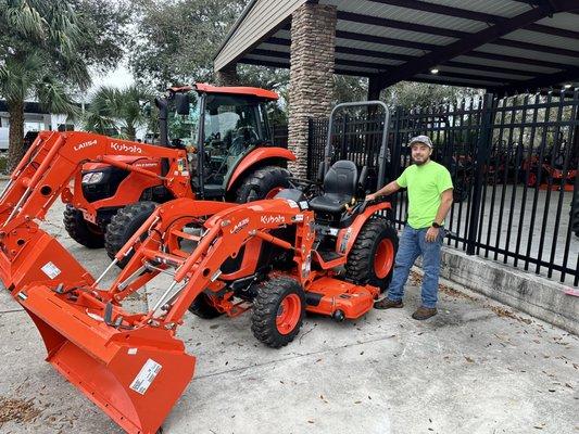 Thank you, Matt Hadfield, owner of Hadfield's Lawn Care LLC, for your purchase of a B2601HSD-1 from Chad Adams!