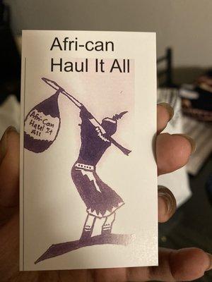 Afri-Can Haul It All