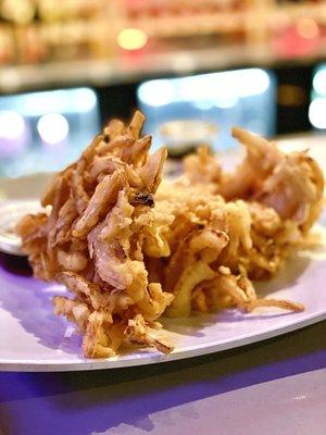 Secret menu: Exploding Onion  tempura!