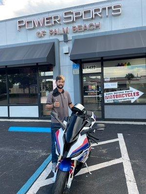 Congrats on the new Bike Joey!! Thanks for trusting us with your purchase! Have fun on that 2022 BMW S1000RR.