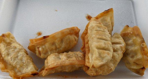 Pot stickers fine but not great