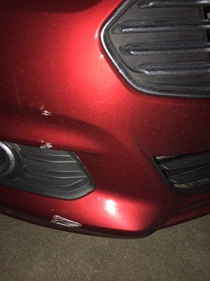 Damage to my 2016 Ford Fusion as a result of trusting Standard Parking