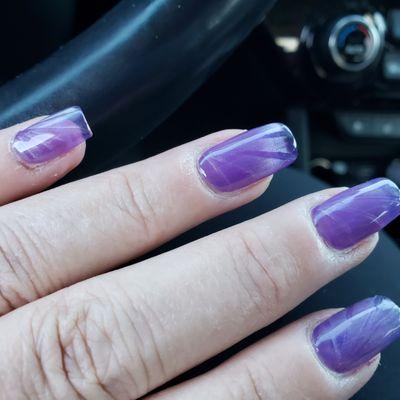 Great job done by Levi at Diamond Nail Spa in Modesto, CA. He literally took a photo i showed him and duplicated what I wanted.