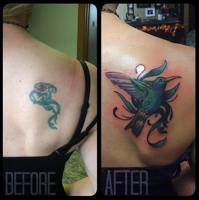 Beautiful cover up piece by artist Seth