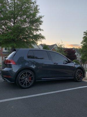 2021 gti tinted is a must!  Thanks Contour Tinting!