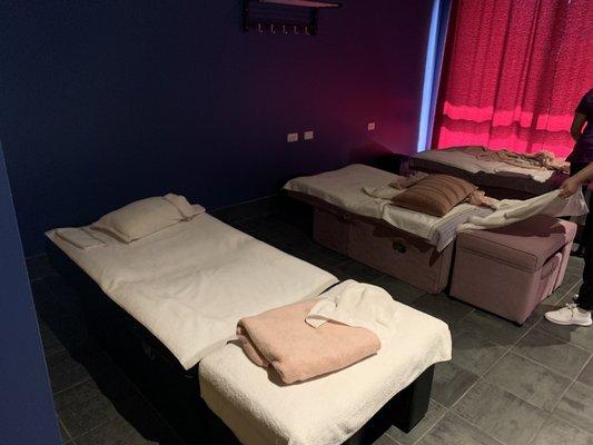 Couples massage room