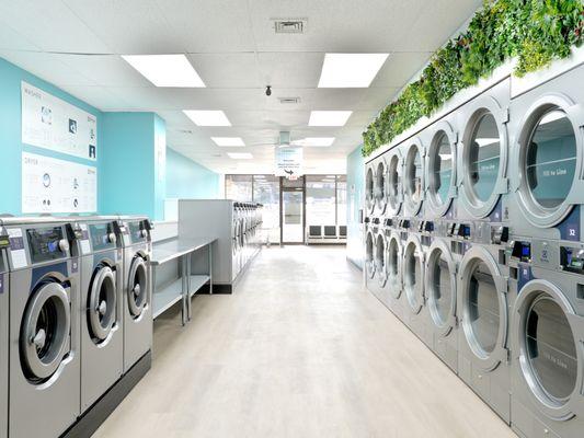 laundromat machines, payment kiosks, instructional signage, and more!