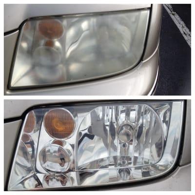 Headlight restoration treatment