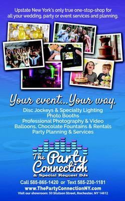 YOUR event, YOUR way          It's that simple