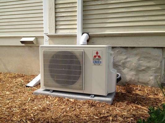 Mitsubishi Ductless Air Conditioning.