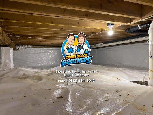 Sean Wagner - Edgewater, MD 21037 - crawl space encapsulation, dehumidifier, mold treatment.