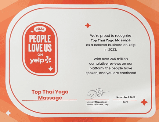 Top Thai Yoga Massage