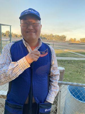 Earning NRA Pro-Marksmen in trap after a semi-private lesson.