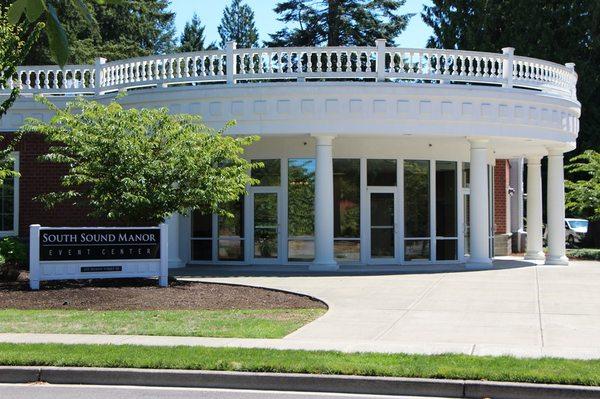 Our Tumwater location is in the beautiful South Sound Manor Event Center on North Street.