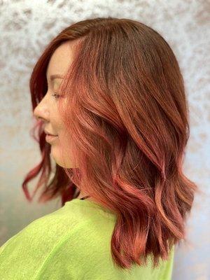 Pink Balayage