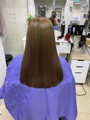 Hair color/ keratin treatment/ hair cut