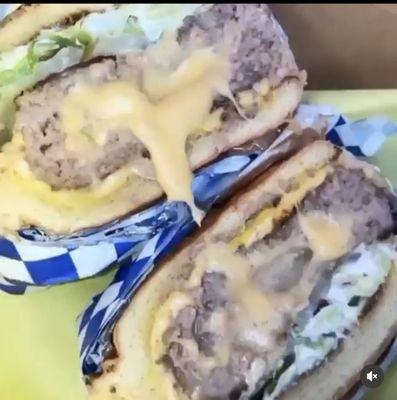 Stuffed Cheese Burger